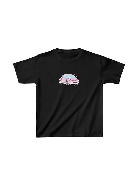 Unisex Çocuk Baskılı T-shirt - Siyah