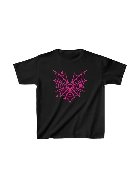 Unisex Çocuk Baskılı T-shirt - Siyah