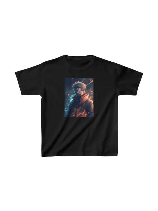 Unisex Çocuk Baskılı T-Shirt - Siyah Unisex Çocuk Baskılı T-Shirt - Siyah