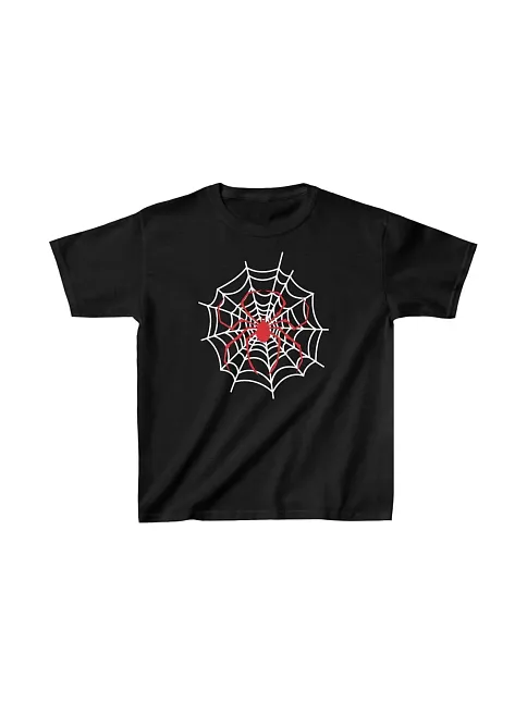 Unisex Çocuk Baskılı T-shirt - Siyah