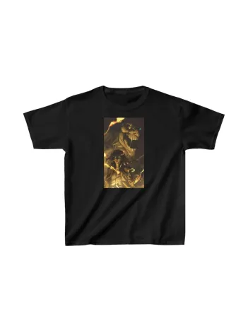 Unisex Çocuk Baskılı T-Shirt - Siyah Unisex Çocuk Baskılı T-Shirt - Siyah