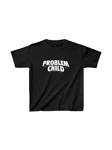 Unisex Çocuk Baskılı T-shirt - Siyah