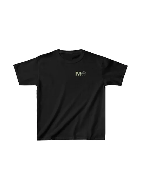 Unisex Çocuk Baskılı T-shirt - Siyah