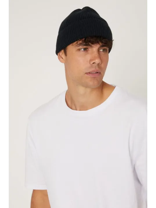 Unisex Dokuma Triko Bere - Siyah