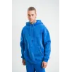 Unisex Double Oversize Kapşonlu Yıkamalı SweatShirt - Mavi