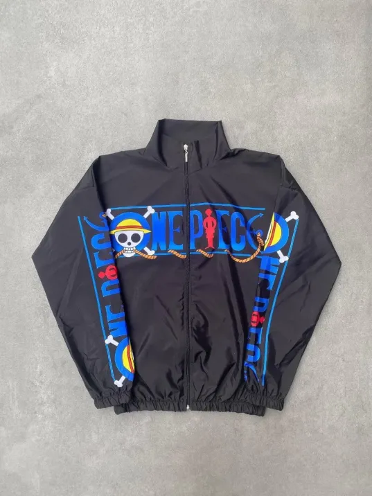 Unisex Fermuarlı Dijital Baskılı Rüzgarlik - Siyah Unisex Fermuarlı Dijital Baskılı Rüzgarlik - Siyah