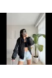 Kadın Siyah Bomber Mont – Oversize Rahat Kalıp, Fermuarlı Cepli, Günlük Kombinlere Uygun Hafif Kapitone Mont- Siyah Kadın Siyah Bomber Mont – Oversize Rahat Kalıp, Fermuarlı Cepli, Günlük Kombinlere Uygun Hafif Kapitone Mont- Siyah