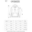 Double Oversize Kapşonlu Nakışlı SweatShirt - Füme