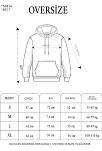 Unisex Uzun Kol Kapşonlu Yıkamalı Nakışlı Sweatshirt - Siyah