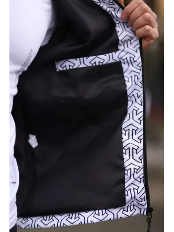 Unisex Kapüşonlu İçi Astarlı Yağmurluk - Beyaz