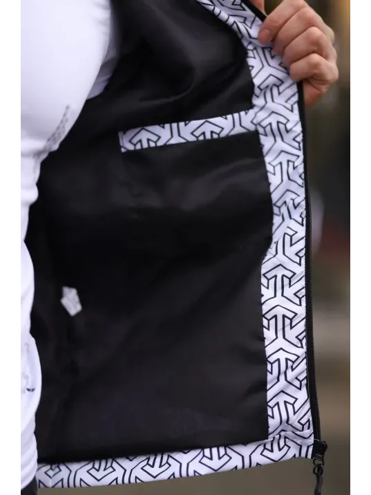 Unisex Kapüşonlu İçi Astarlı Yağmurluk - Beyaz Unisex Kapüşonlu İçi Astarlı Yağmurluk - Beyaz