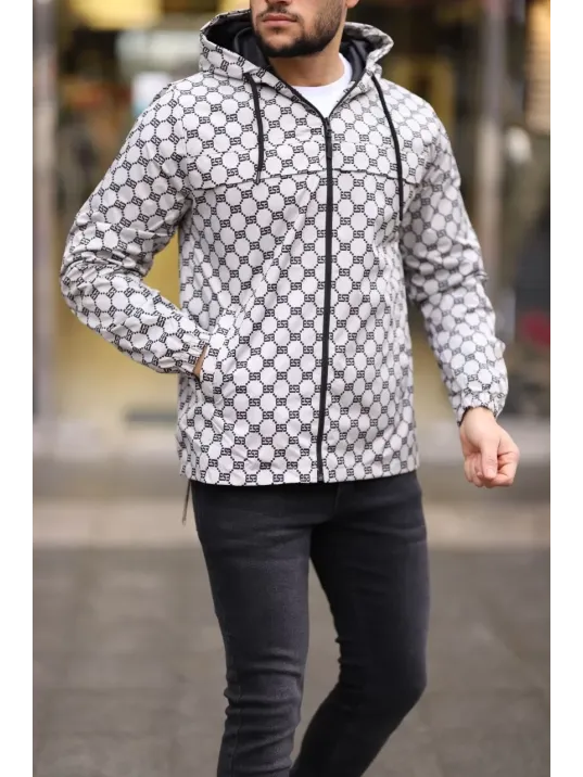 Unisex Kapüşonlu İçi Astarlı Yağmurluk - Gri Unisex Kapüşonlu İçi Astarlı Yağmurluk - Gri