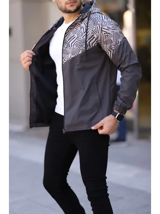 Unisex Kapüşonlu İçi Astarlı Yağmurluk - Kahve Unisex Kapüşonlu İçi Astarlı Yağmurluk - Kahve