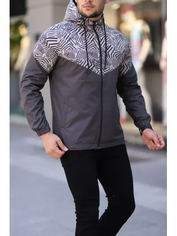 Unisex Kapüşonlu İçi Astarlı Yağmurluk - Kahve Unisex Kapüşonlu İçi Astarlı Yağmurluk - Kahve