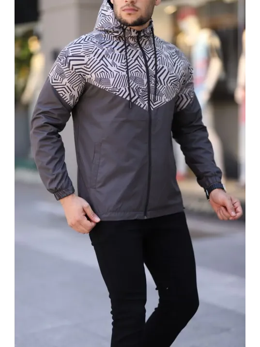 Unisex Kapüşonlu İçi Astarlı Yağmurluk - Kahve Unisex Kapüşonlu İçi Astarlı Yağmurluk - Kahve