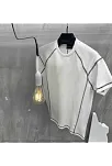Unisex Karoyaka Dikişli Oversize T-shirt - Beyaz
