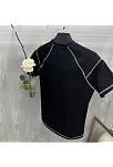 Unisex Karoyaka Dikişli Oversize T-shirt - Siyah