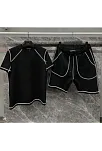 Unisex Karoyaka Dikişli Şortlu Takım - Siyah