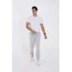 Unisex Kışlık Üç İplik Lastikli Eşofman Pantolon - Gri Unisex Kışlık Üç İplik Lastikli Eşofman Pantolon - Gri