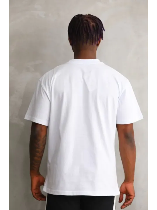 Unisex Oversize Kolye Dahil T-Shirt - Beyaz Unisex Oversize Kolye Dahil T-Shirt - Beyaz