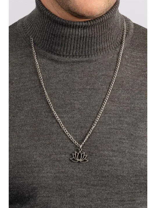 Unisex Tam Boğazlı Balıkçı Yaka Dokuma Triko - Füme