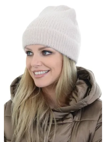 Unisex Tam Kalıp İnce Sakallı Triko Bere - Kırık Beyaz Unisex Tam Kalıp İnce Sakallı Triko Bere - Kırık Beyaz