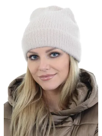 Unisex Tam Kalıp İnce Sakallı Triko Bere - Kırık Beyaz Unisex Tam Kalıp İnce Sakallı Triko Bere - Kırık Beyaz