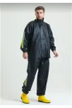 Premium Motorcu Kurye Yağmurluk Takım Su Geçirmez Pvc Kumaş Reflektörlü Tübitak Onaylı - Siyah Premium Motorcu Kurye Yağmurluk Takım Su Geçirmez Pvc Kumaş Reflektörlü Tübitak Onaylı - Siyah