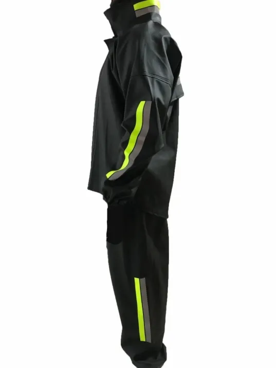 Motorcu Kurye Su Geçirmez Yağmurluk Takım - Siyah Motorcu Kurye Su Geçirmez Yağmurluk Takım - Siyah
