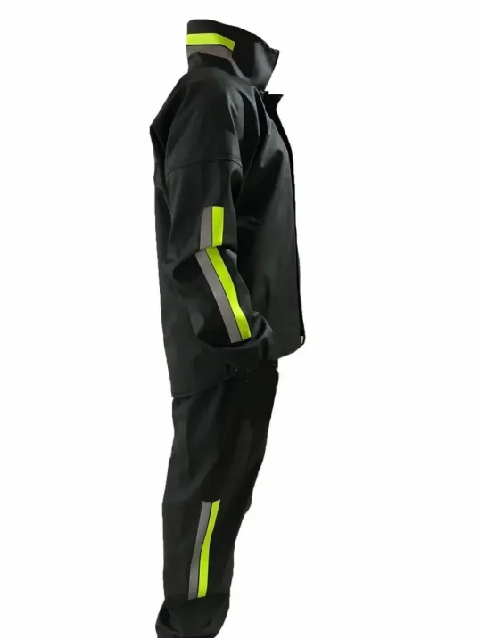 Motorcu Kurye Su Geçirmez Yağmurluk Takım - Siyah Motorcu Kurye Su Geçirmez Yağmurluk Takım - Siyah