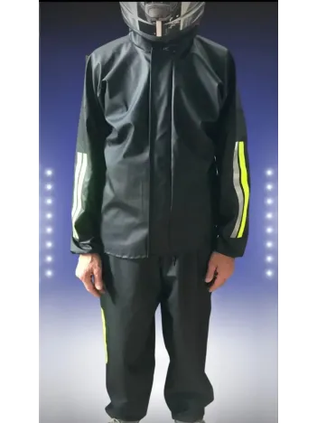 Motorcu Kurye Su Geçirmez Yağmurluk Takım - Siyah Motorcu Kurye Su Geçirmez Yağmurluk Takım - Siyah