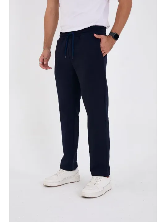 Unisex Üç İplik Basic Eşofman Pantolon - Lacivert Unisex Üç İplik Basic Eşofman Pantolon - Lacivert
