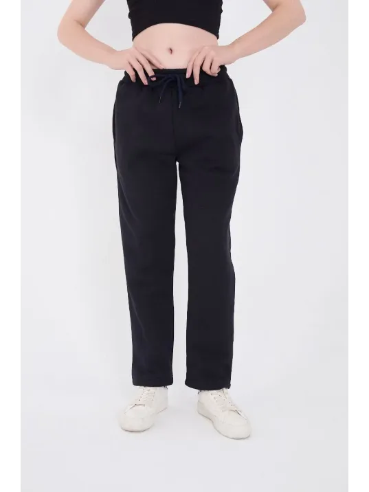 Unisex Üç İplik Basic Eşofman Pantolon - Lacivert Unisex Üç İplik Basic Eşofman Pantolon - Lacivert