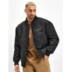 Erkek Unisex Bomber Mont – Siyah Renk, Atatürk Silüet Baskılı, Fermuarlı Cepli, Kapitone Astarlı, Bahar Kış Sezonu Günlük Ceket - Siyah Erkek Unisex Bomber Mont – Siyah Renk, Atatürk Silüet Baskılı, Fermuarlı Cepli, Kapitone Astarlı, Bahar Kış Sezonu Günlük Ceket - Siyah
