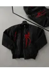 Örümcek Desenli Siyah Bomber Mont – Unisex Kullanıma Uygun, Fermuarlı Cepli, Kapitone Astarlı, Bahar Kış Günlük Giyim İçin Moda Ceket Modeli - Siyah Örümcek Desenli Siyah Bomber Mont – Unisex Kullanıma Uygun, Fermuarlı Cepli, Kapitone Astarlı, Bahar Kış Günlük Giyim İçin Moda Ceket Modeli - Siyah