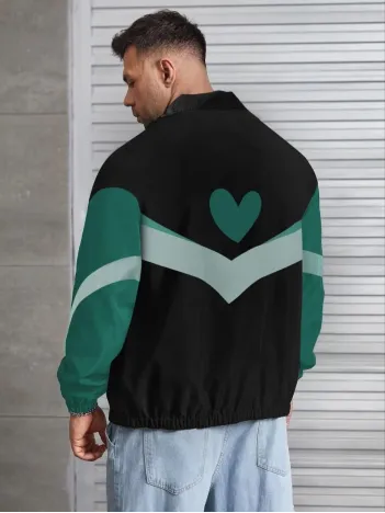 Unisex Uzun Kollu Paraşüt Kumaş Rüzgarlik - Siyah Unisex Uzun Kollu Paraşüt Kumaş Rüzgarlik - Siyah