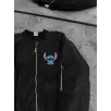 Unisex Siyah Bomber Ceket – Fermuarlı, Cepli, Kapitone Astarlı, Sevimli Stitch Baskılı Günlük Rahat Mont - Siyah Unisex Siyah Bomber Ceket – Fermuarlı, Cepli, Kapitone Astarlı, Sevimli Stitch Baskılı Günlük Rahat Mont - Siyah