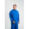 Uzun Kol Bisiklet Yaka Basic SweatShirt - Mavi Uzun Kol Bisiklet Yaka Basic SweatShirt - Mavi