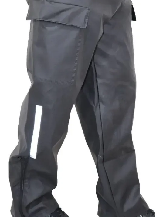 Yağmurluk Takım (Bahçıvan Tipi Askılı Pantolon ve Mont) - Siyah Yağmurluk Takım (Bahçıvan Tipi Askılı Pantolon ve Mont) - Siyah