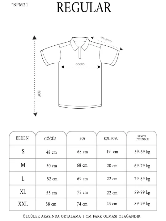 Yakası Düğmeli Yakalı Pike Baskılı T-Shirt - Siyah Yakası Düğmeli Yakalı Pike Baskılı T-Shirt - Siyah