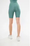 Yüksek Bel Biker Sporcu Şort - Mint Yeşili