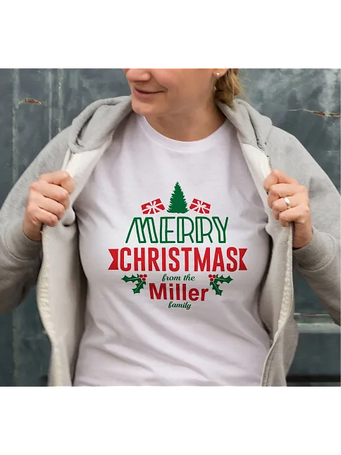 Yılbaşı Merry Christmas Miller Baskılı Oversize Bisiklet Yaka T-shirt - Beyaz Yılbaşı Merry Christmas Miller Baskılı Oversize Bisiklet Yaka T-shirt - Beyaz