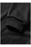 10 Kasıma Özel 3 İplik Kapüşonlu Baskılı Sweatshirt Hoodie - Siyah