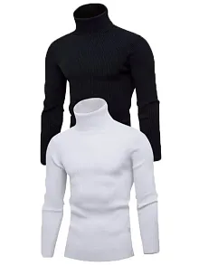 Erkek 2 Adet Kaşkorse Boğazlı Full Likralı Fitilli Slimfit Body
