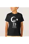 Çocuk 23 Nisan Ulusal Egemenlik Ve Çocuk Bayramı Baskılı Bisiklet Yaka T-shirt - Siyah Çocuk 23 Nisan Ulusal Egemenlik Ve Çocuk Bayramı Baskılı Bisiklet Yaka T-shirt - Siyah