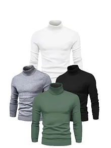 Erkek 4 Adet Kaşkorse Boğazlı Full Likralı Fitilli Slimfir Body