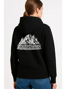 Kadın 3 İplik Pamuklu Kapüşonlu Hoodie Sweatshirt Nihilist Penguen Baskılı - Siyah Kadın 3 İplik Pamuklu Kapüşonlu Hoodie Sweatshirt Nihilist Penguen Baskılı - Siyah