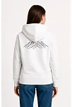 Kadın 3 İplik Pamuklu Kapüşonlu Hoodie Sweatshirt Nihilist Penguen Baskılı - Beyaz Kadın 3 İplik Pamuklu Kapüşonlu Hoodie Sweatshirt Nihilist Penguen Baskılı - Beyaz