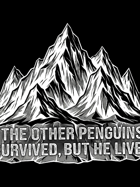 Kadın T-shirt Penguen Baskılı Bisiklet Yaka Kısa Kol Yazlık Tişört - Siyah Kadın T-shirt Penguen Baskılı Bisiklet Yaka Kısa Kol Yazlık Tişört - Siyah