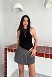 Kadın Dantel Detaylı Derin Dekolte Body Şık Kolsuz Yazlık Bodysuit - Siyah Kadın Dantel Detaylı Derin Dekolte Body Şık Kolsuz Yazlık Bodysuit - Siyah